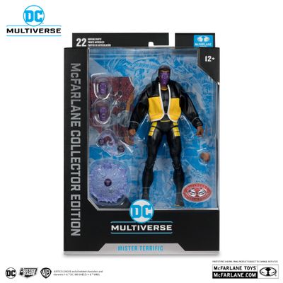 MCFARLANE DC MULTIVERSE MISTER TERRIFIC (RED PLATINUM EDTION)
