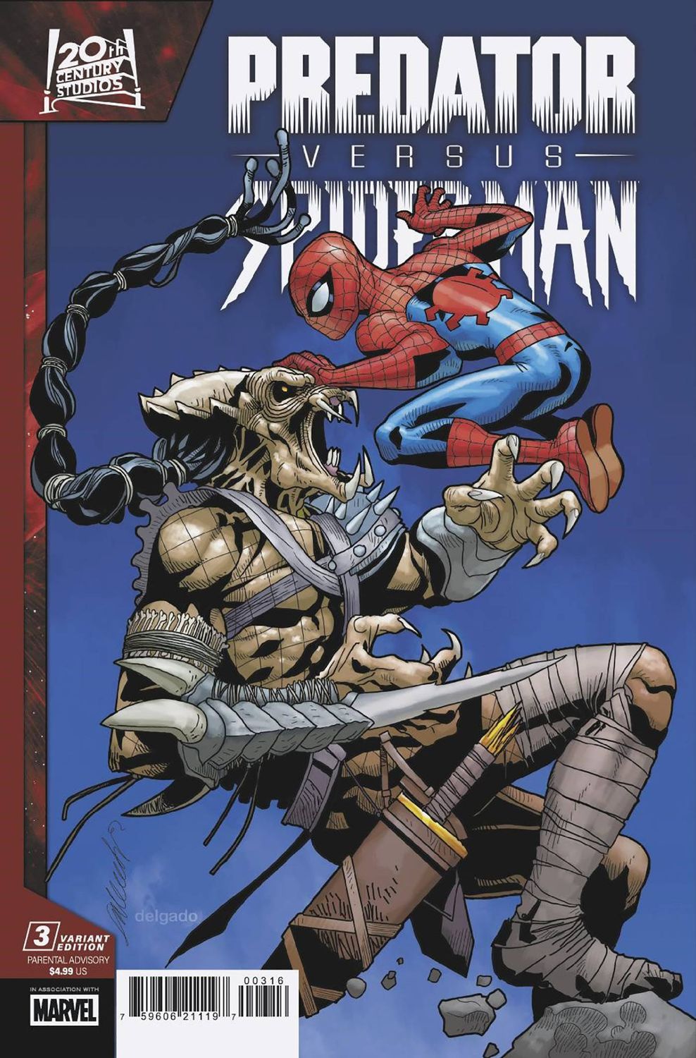 PREDATOR VS SPIDER-MAN (2025) #3 CVR C