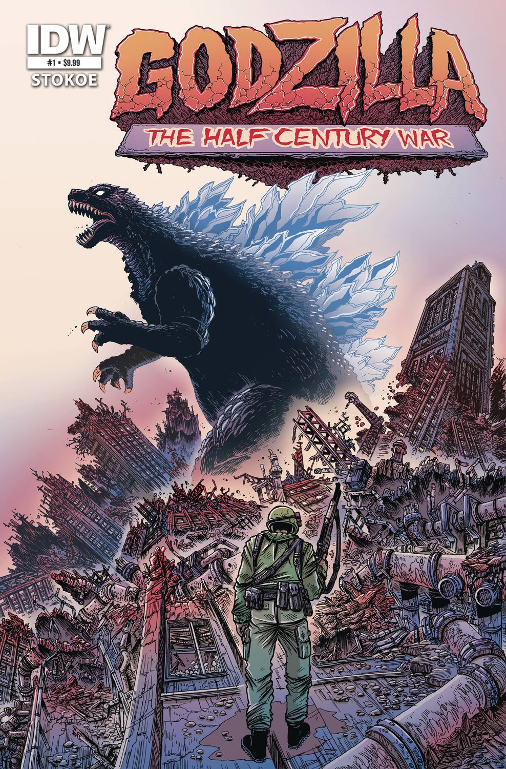 GODZILLA 70TH ANNIV FOIL CLASSICS HALF CENTURY WAR (2025) #1