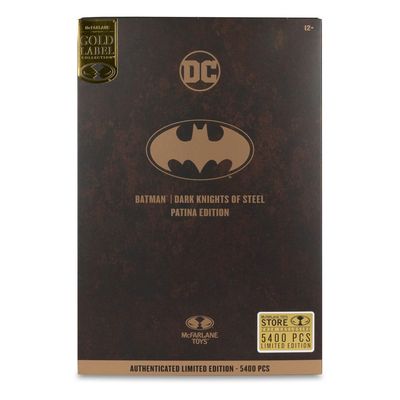 MCFARLANE DC BATMAN DARK KNIGHTS OF STEEL PATINA EDITION (GOLD LABEL)