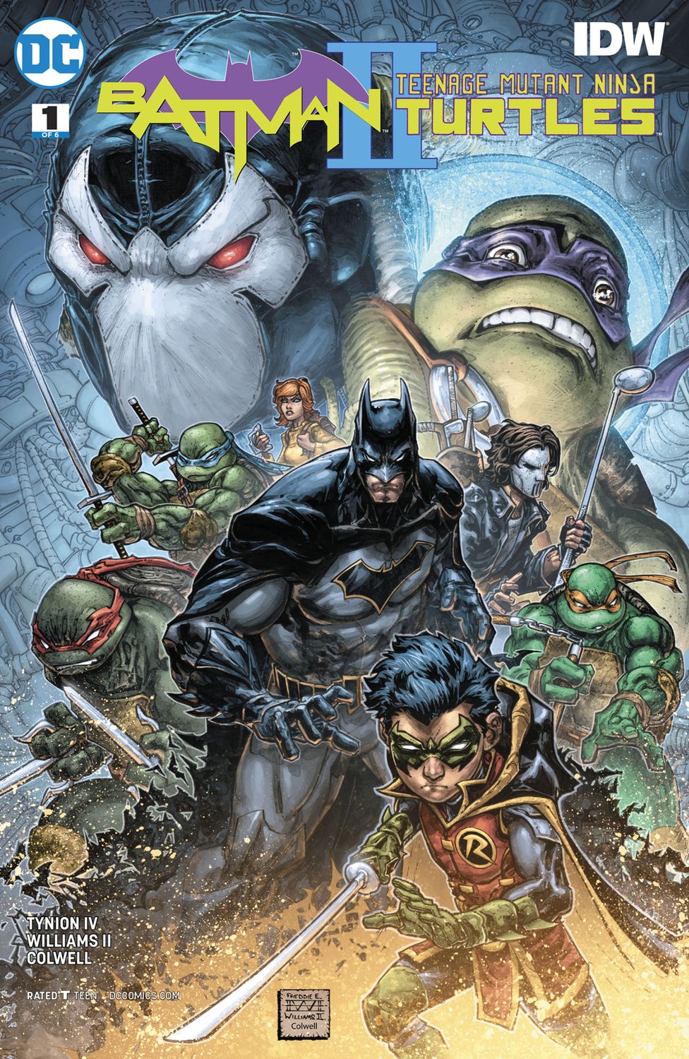 BATMAN TEENAGE MUTANT NINJA TURTLES II (2017) #1