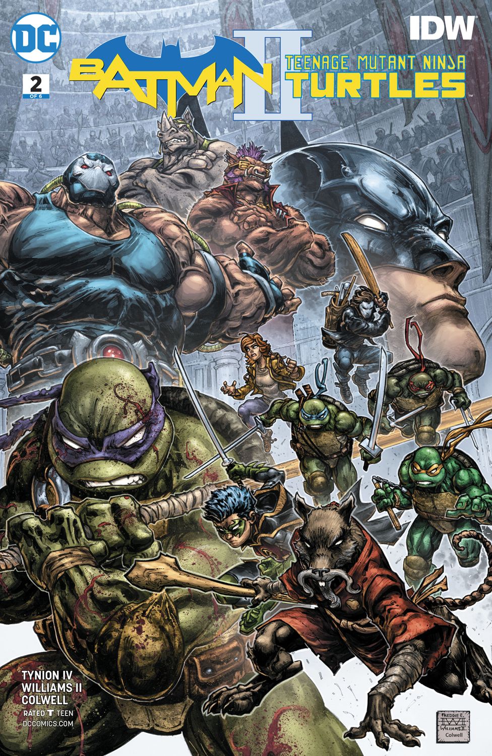 BATMAN TEENAGE MUTANT NINJA TURTLES II (2017) #2