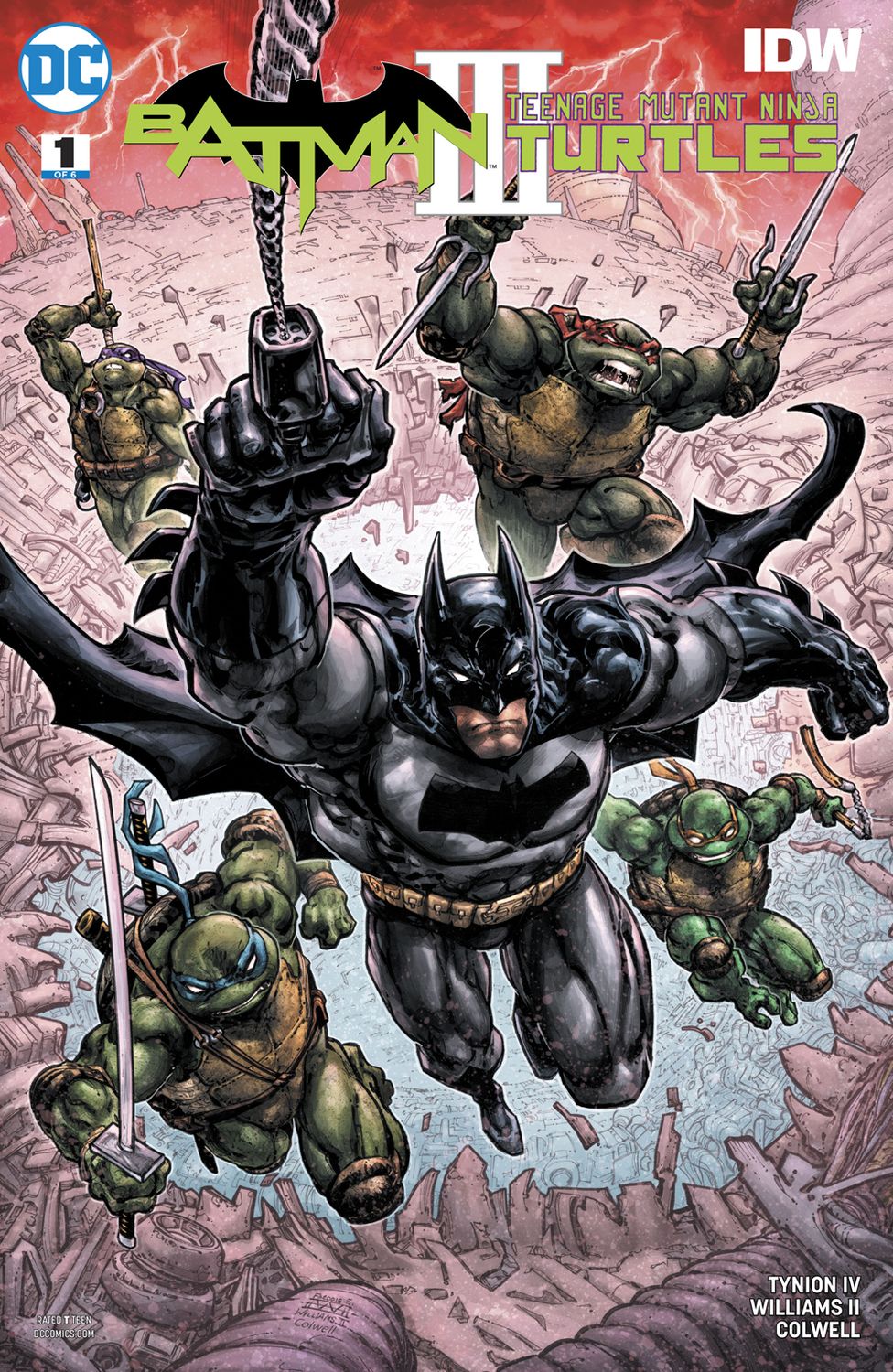 BATMAN TEENAGE MUTANT NINJA TURTLES III (2019) #1