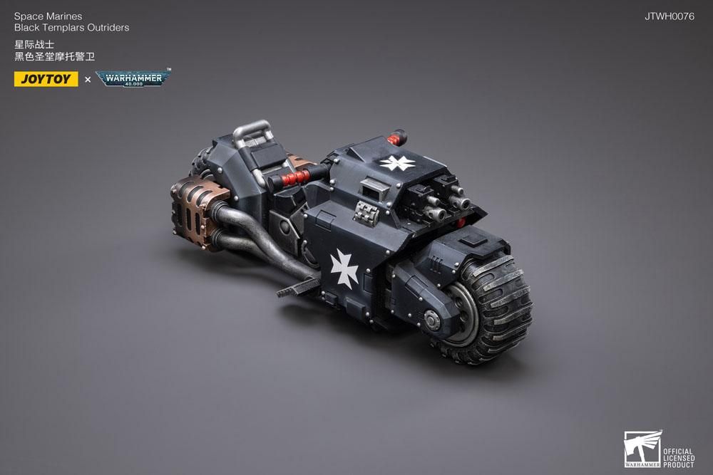 JOYTOY WARHAMMER 40K BLACK TEMPLARS OUTRIDER BIKE