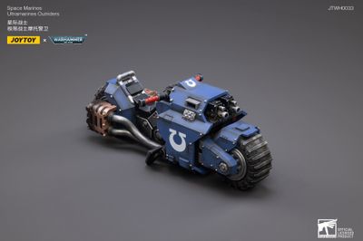 JOYTOY WARHAMMER 40K ULTRAMARINE OUTRIDER BIKE