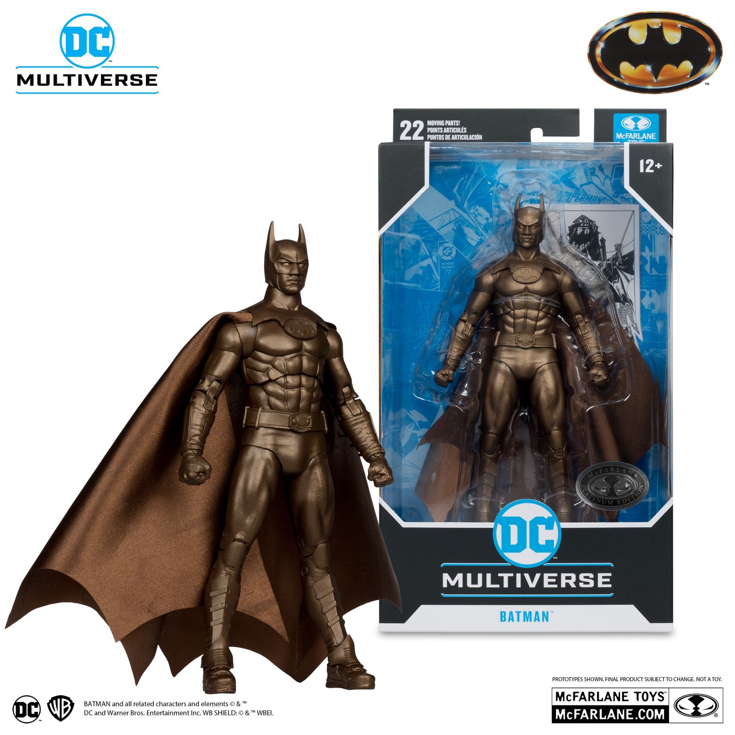MCFARLANE DC MULTIVERSE BATMAN (1989) (PLATINUM EDITION)
