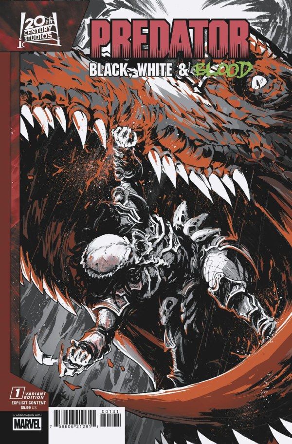 PREDATOR BLACK WHITE &amp; BLOOD (2025) #1 CVR C