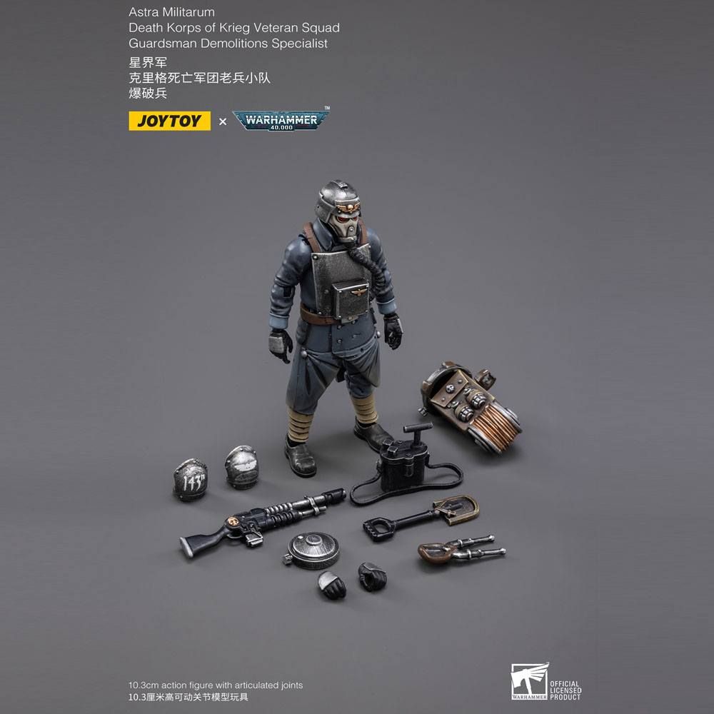 JOYTOY WARHAMMER 40K DEATH KORPS OF KRIEG DEMOLITIONS EXPERT