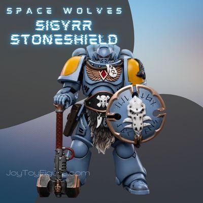 JOYTOY WARHAMMER 40K SPACE WOLVES CLAW PACK SIGYRR STONESHIELD