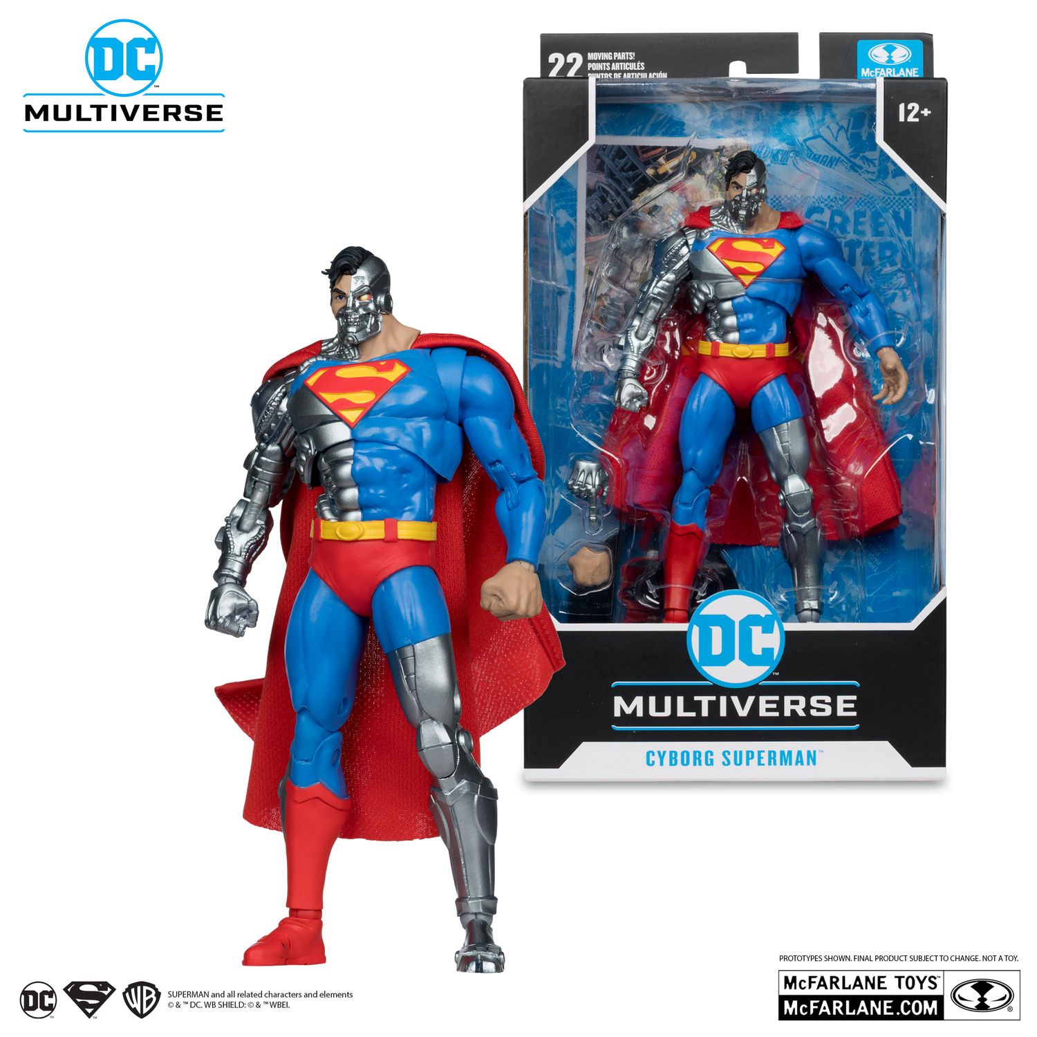 MCFARLANE DC MULTIVERSE CYBORG SUPERMAN (REVENGE OF THE GREEN LANTERNS)