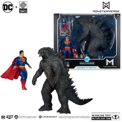 MCFARLANE DC MULTIVERSE SUPERMAN VS. GODZILLA