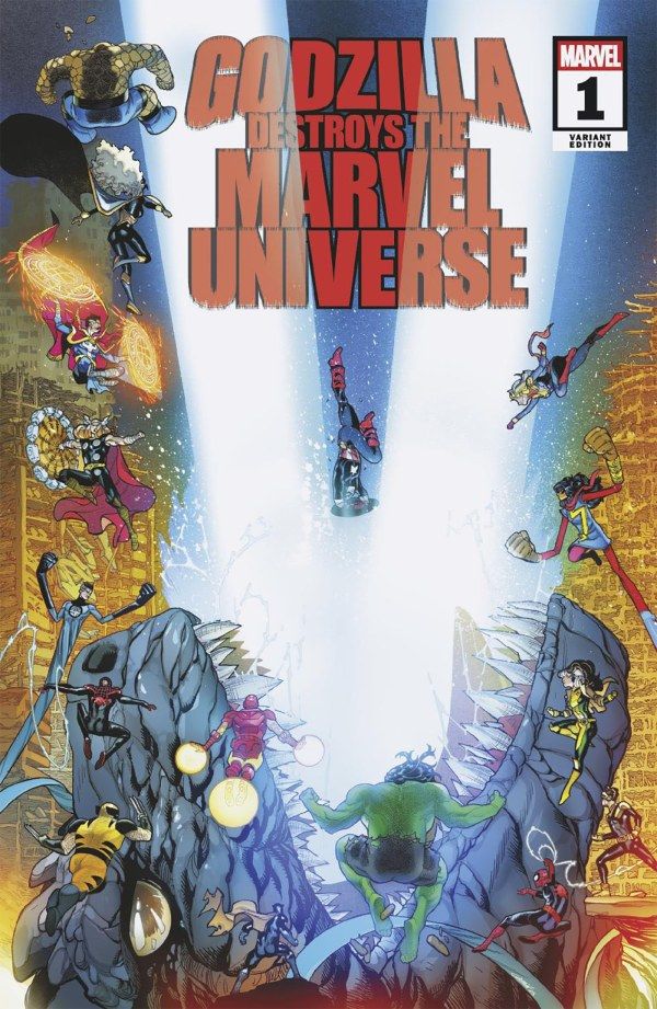 GODZILLA DESTROYS THE MARVEL UNIVERSE (2025) #1 CVR G