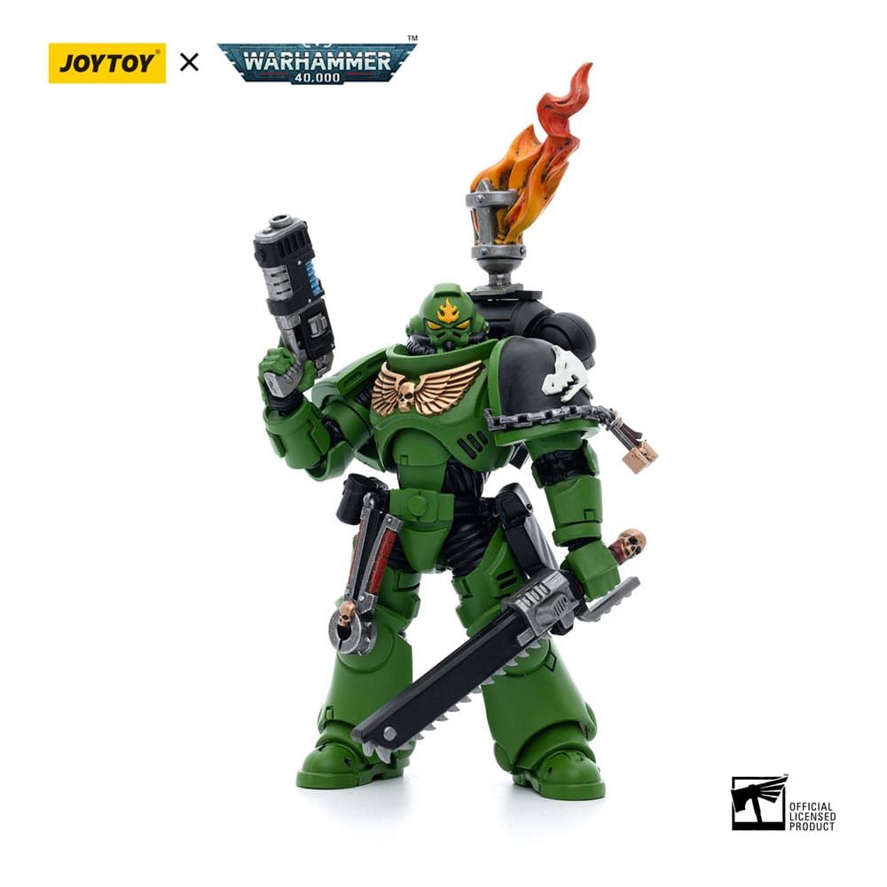JOYTOY WARHAMMER 40K SALAMANDERS INTERCESSORS SERGEANT TSEK&#39;GAN