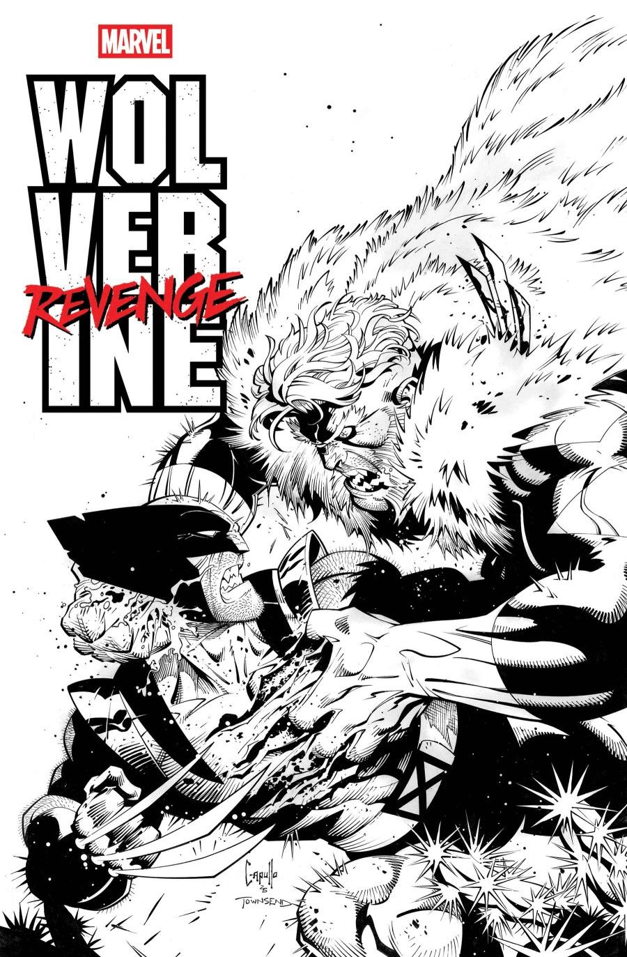 WOLVERINE REVENGE RED BAND B&amp;W ED (2025) #2
