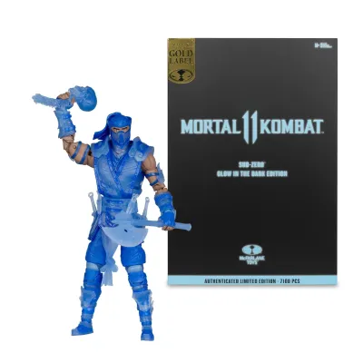 MCFARLANE MORTAL KOMBAT SUB-ZERO (GLOW IN THE DARK) (GOLD LABEL)