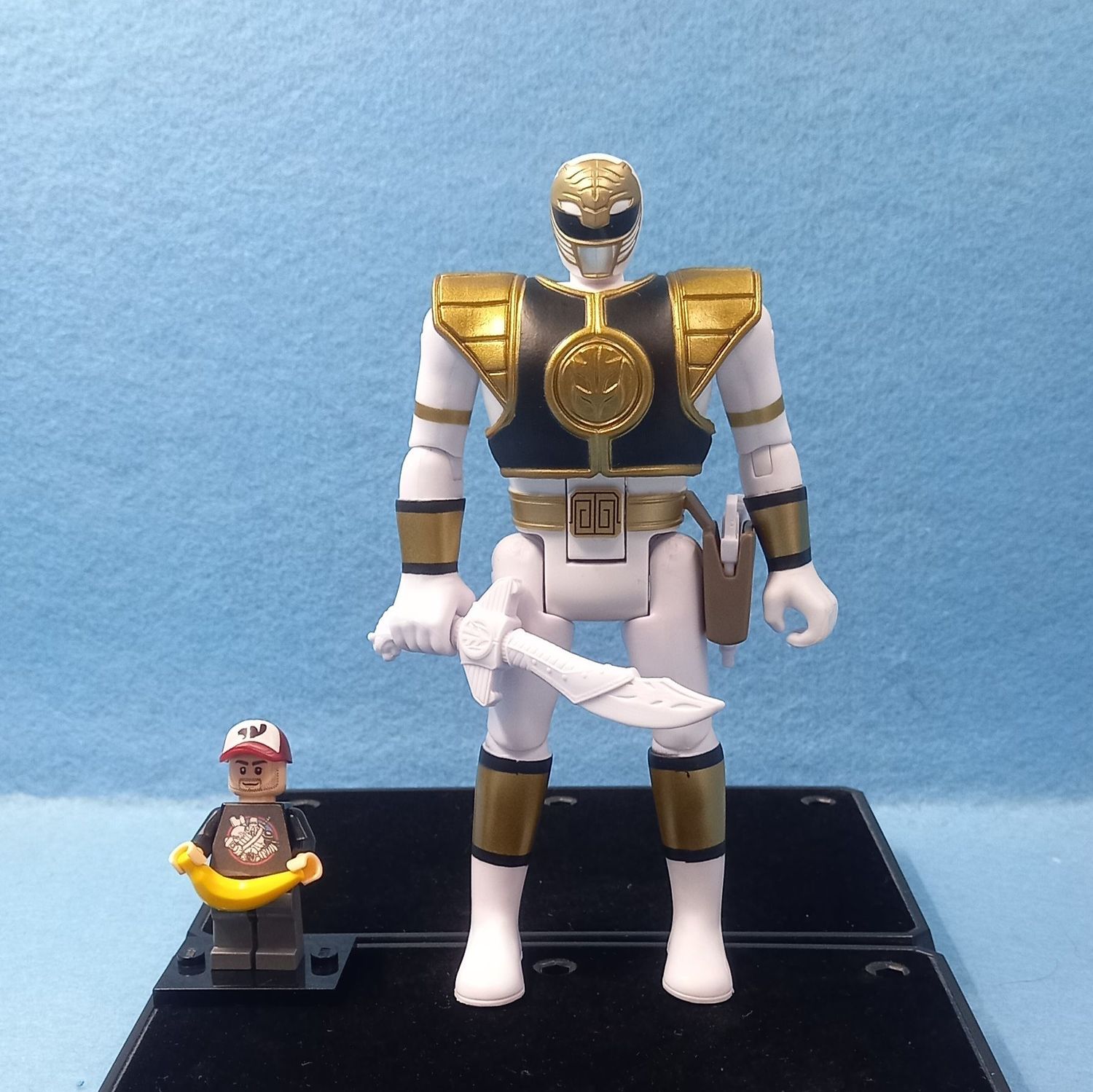 MIGHTY MORPHIN POWER RANGERS WHITE RANGER TOMMY  (P/O)