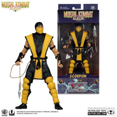 MCFARLANE MORTAL KOMBAT KLASSIC SCORPION
