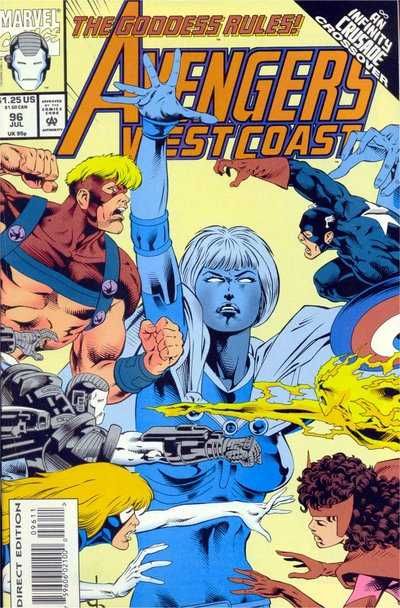 AVENGERS WEST COAST (1993) #96