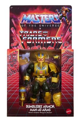 MASTERS OF THE UNIVERSE X TRANSFORMERS BUMBLEBEE ARMOR MAN AT ARMS