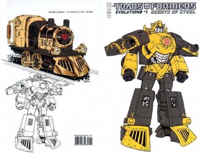 TRANSFORMERS EVOLUTIONS HEARTS OF STEEL (2006) #1 CVR B