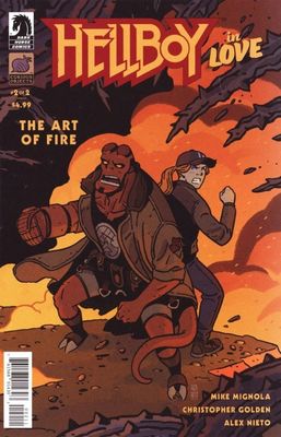 HELLBOY IN LOVE ART OF FIRE #2