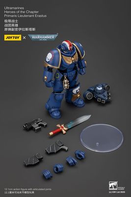JOYTOY WARHAMMER 40K PRIMARIS LIEUTENANT ERASTUS