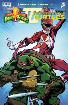 MIGHTY MORPHIN POWER RANGERS/TEENAGE MUTANT NINJA TURTLES III (2025) #2 CVR B