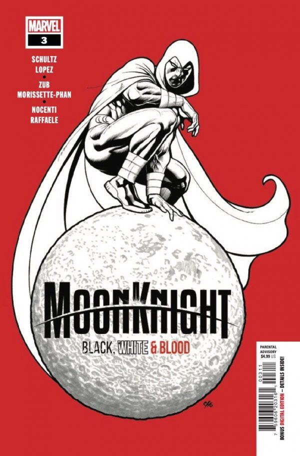 MOON KNIGHT BLACK WHITE BLOOD (2022) #3