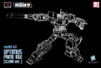 FLAME TOYS TRANSFORMERS OPTIMUS PRIME IDW (CLEAR VER.) MODEL KIT