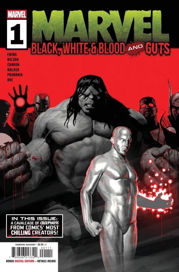 MARVEL BLACK WHITE BLOOD AND GUTS (2025) #1