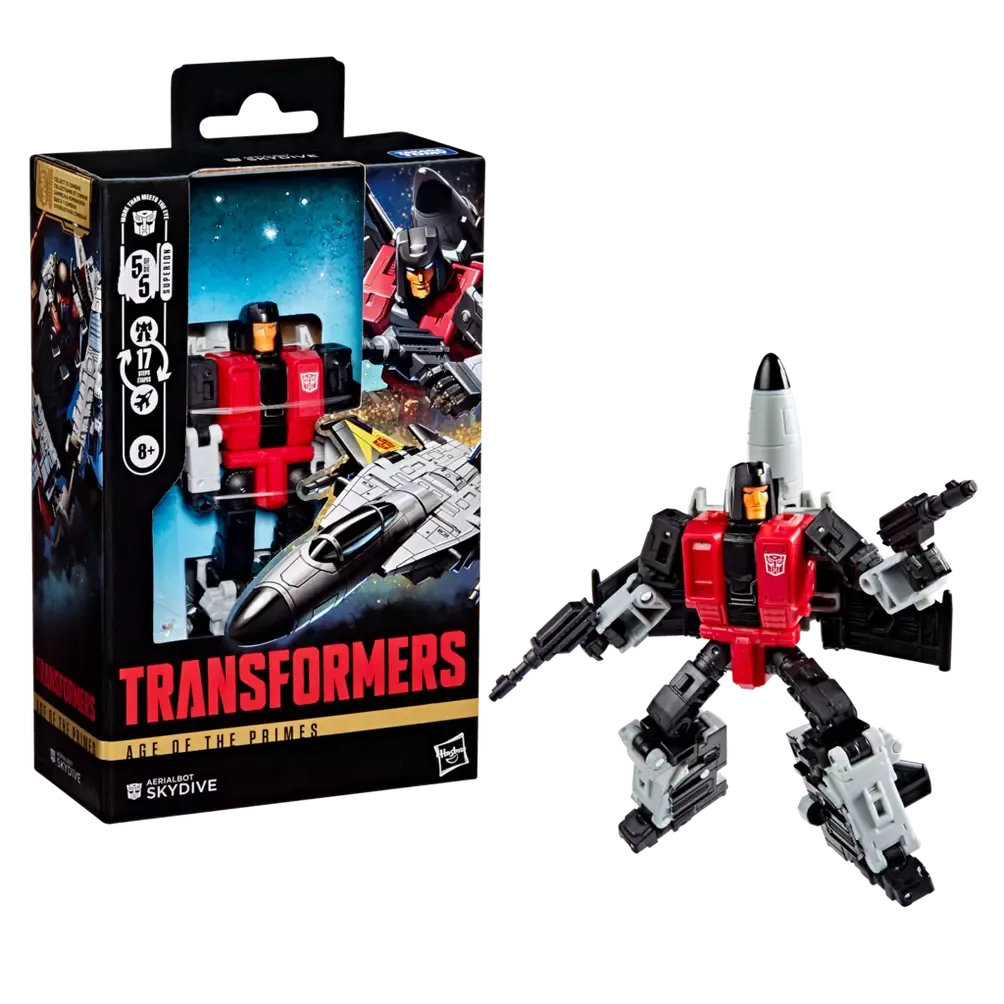 TRANSFORMERS AGE OF THE PRIMES AERIALBOT SKYDIVE