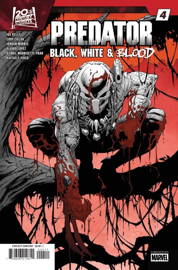 PREDATOR BLACK WHITE &amp; BLOOD (2025) #4