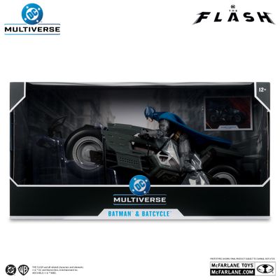 MCFARLANE DC MULTIVERSE BATMAN &amp; BATCYCLE