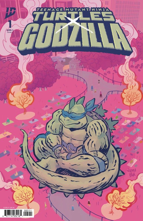 TEENAGE MUTANT NINJA TURTLES X GODZILLA (2025) #1 CVR B
