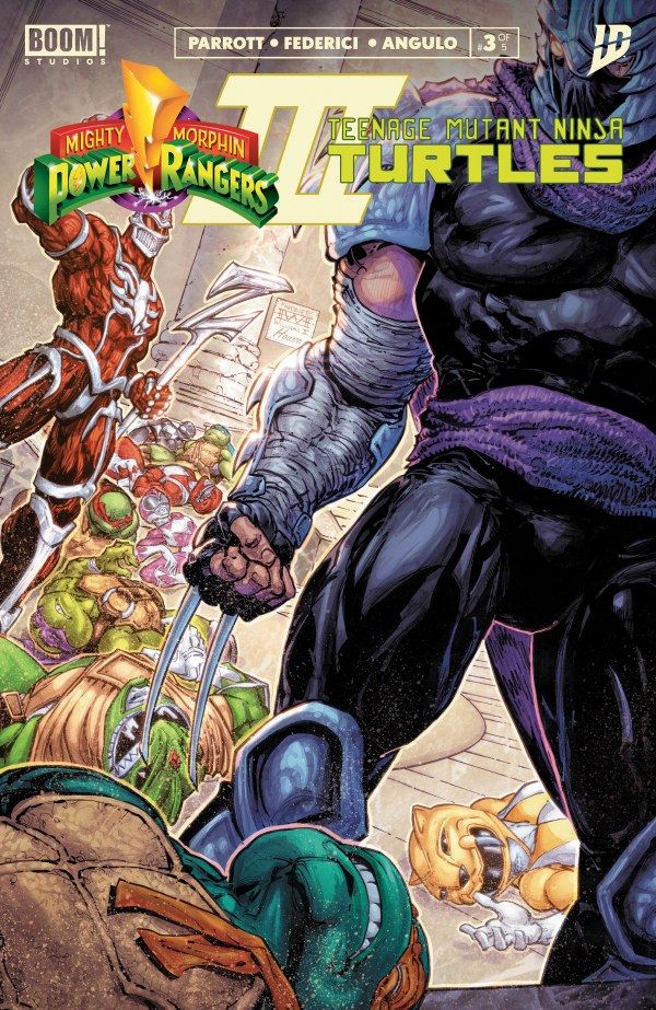 MIGHTY MORPHIN POWER RANGERS/TEENAGE MUTANT NINJA TURTLES III (2025) #3 CVR B