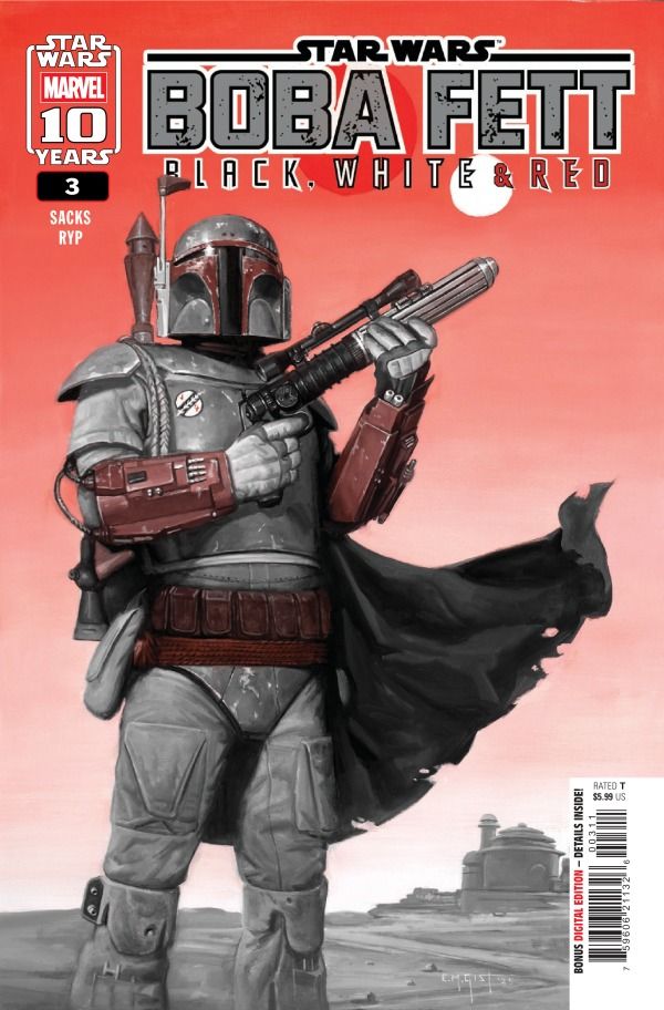 STAR WARS BOBA FETT BLACK WHITE &amp; RED (2025) #3