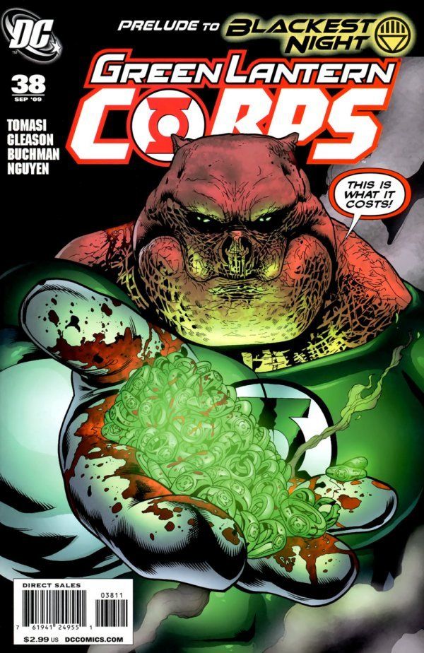 GREEN LANTERN CORPS (2009) #38