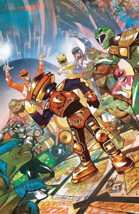 MIGHTY MORPHIN POWER RANGERS/TEENAGE MUTANT NINJA TURTLES II (2022) #1 CVR U