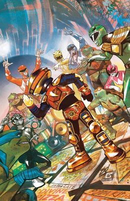 MIGHTY MORPHIN POWER RANGERS/TEENAGE MUTANT NINJA TURTLES II (2022) #1 CVR U