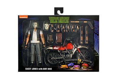 NECA TEENAGE MUTANT NINJA TURTLES THE MOVIE CASEY JONES WITH DIRT BIKE