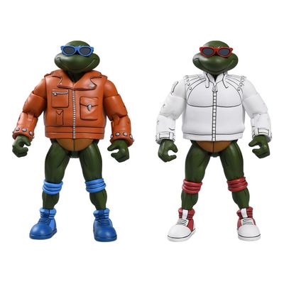 NECA TEENAGE MUTANT NINJA TURTLES PUNK LEO AND PUNK RAPH 2 PACK