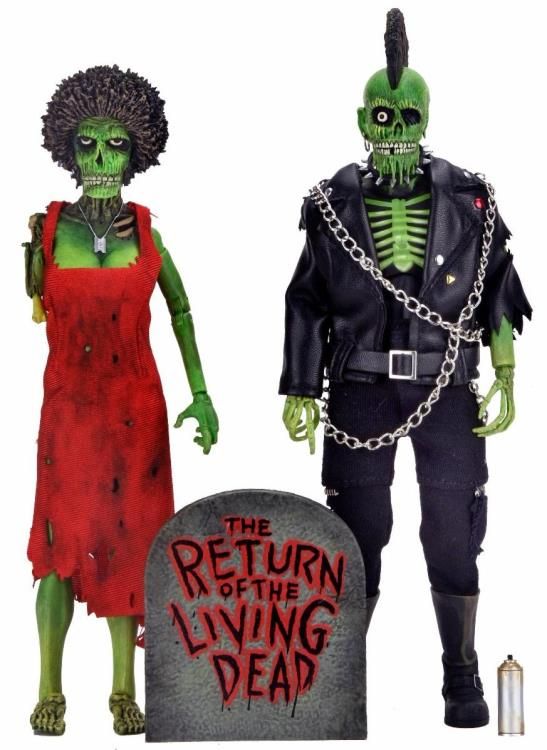 NECA RETURN OF THE LIVING DEAD ZOMBIE TRASH &amp; SUICIDE TWO PACK