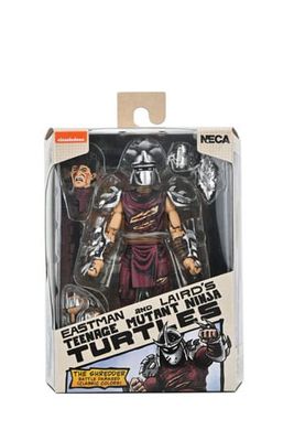 NECA TEENAGE MUTANT NINJA TURTLES BATTLE DAMAGED SHREDDER (MIRAGE COMICS CLASSIC COLORS)