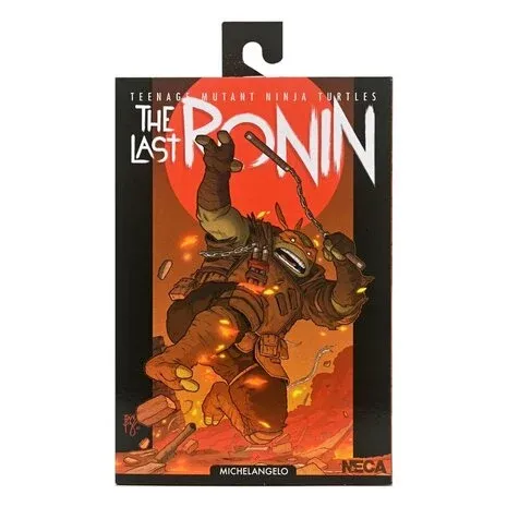 NECA TMNT THE LAST RONIN ULTIMATE FLASHBACK MICHELANGELO