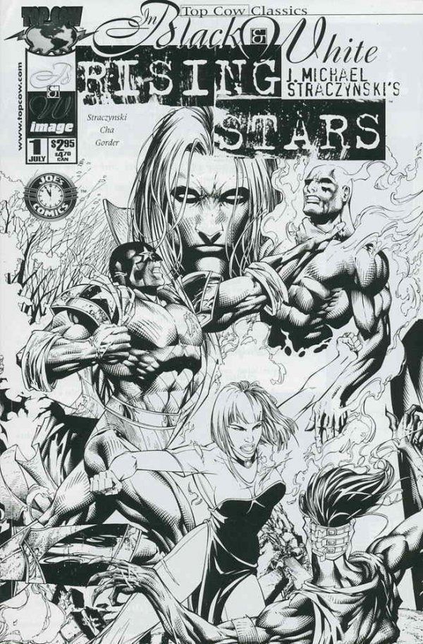 TOP COW CLASSICS IN BLACK AND WHITE RISING STARS (1999) #1