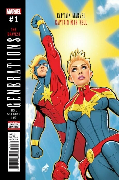 GENERATIONS CAPTAIN MARVEL &amp; CAPTAIN MAR-VELL (2017) #1