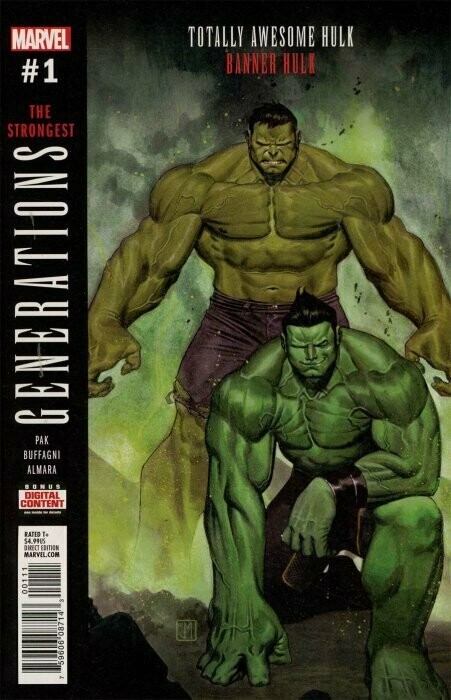 GENERATIONS TOTALLY AWESOME HULK &amp; BANNER HULK (2017) #1