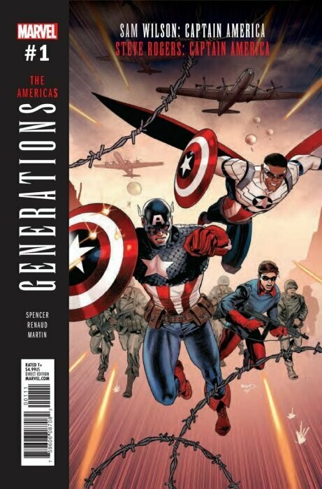 GENERATIONS SAM WILSON CAPTAIN AMERICA &amp; STEVE ROGERS CAPTAIN AMERICA (2017) #1