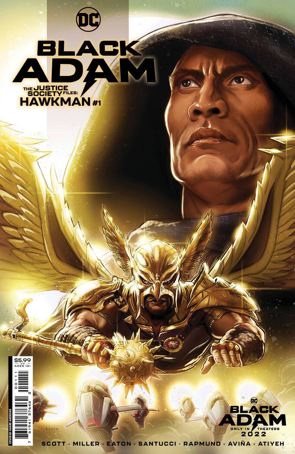 BLACK ADAM JUSTICE SOCIETY FILES HAWKMAN (2022) #1