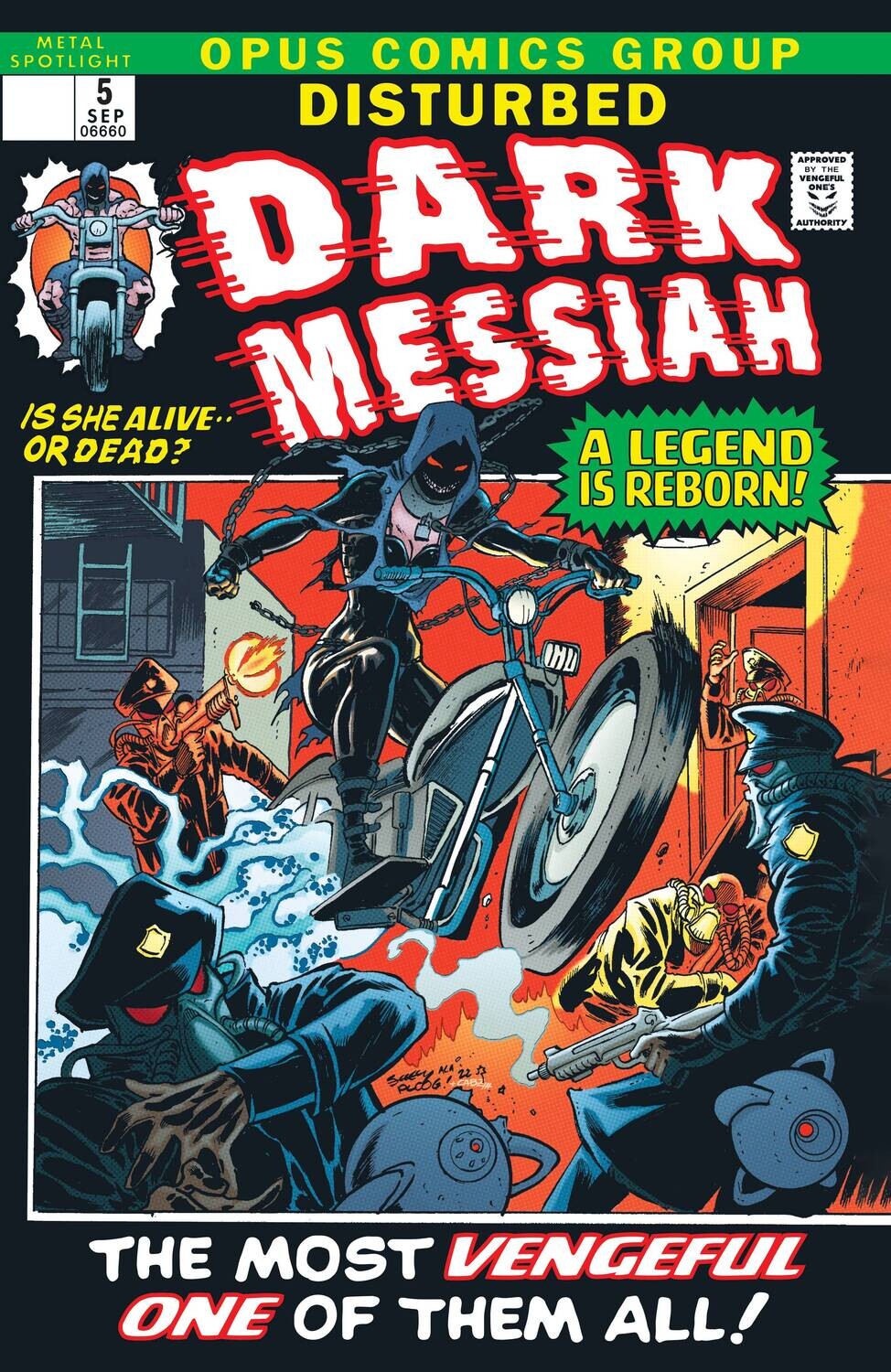DISTURBED DARK MESSIAH (2022) #5 CVR B